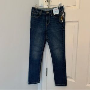New - Cat & Jack Dark Wash Boys Skinny Jeans